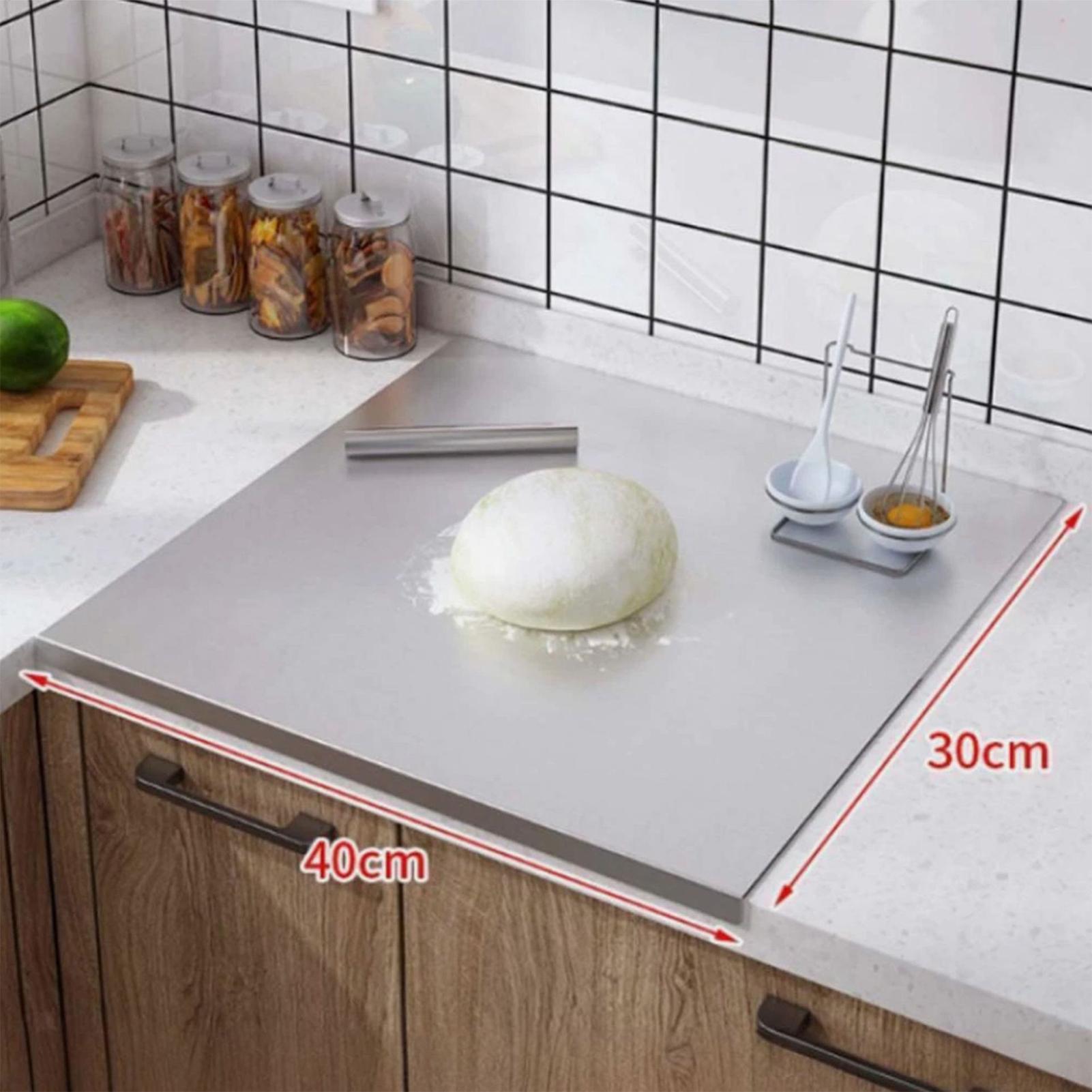 Kitchen For Baking - 스테인리스 스틸 도마 논스틱 양면 고기