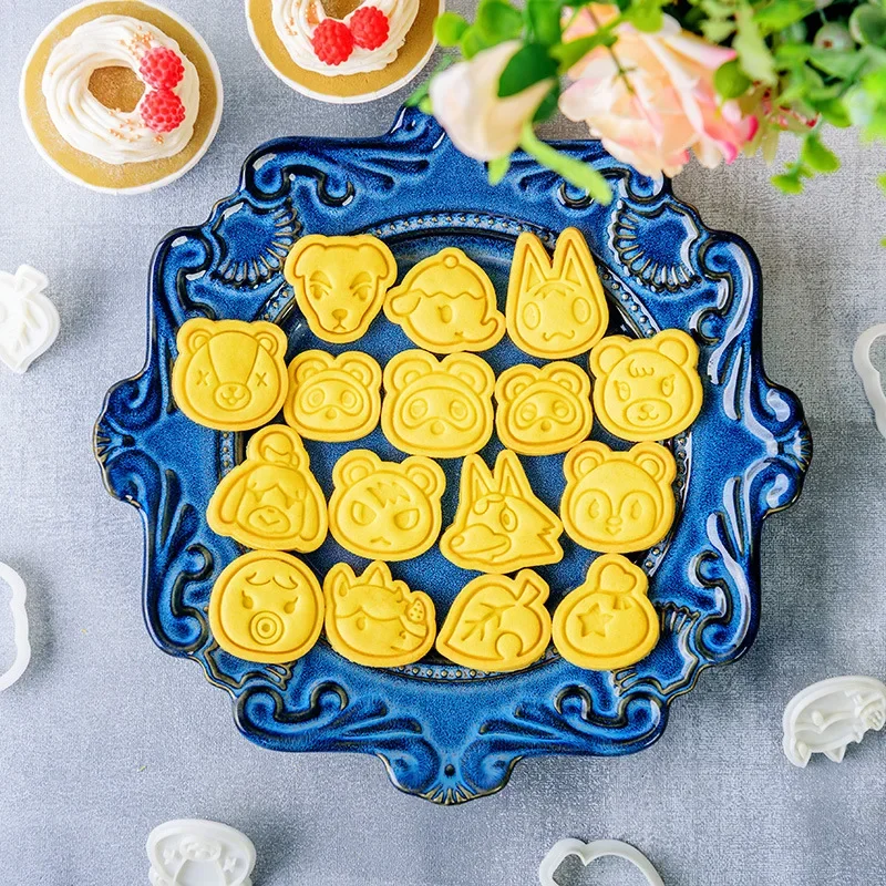 Kitchen Baking Kit - 케이크 쿠키 동물의 숲 커터 귀여운