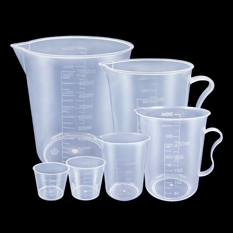 Kitchen Baking Kit - 6개 플라스틱 계량컵 세트 - 베이킹,