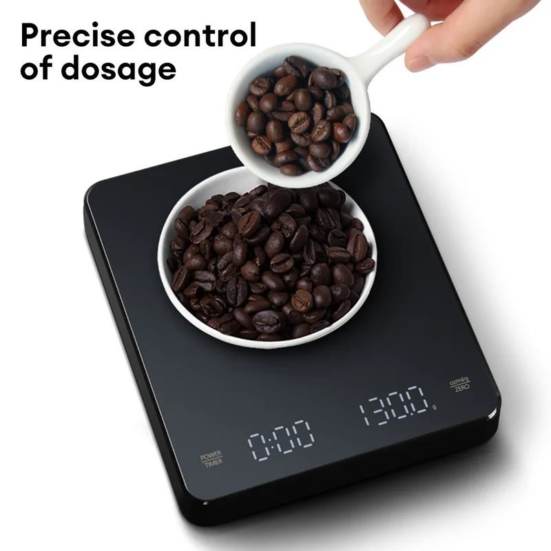 Kitchen Scale Precise - 디지털 커피 저울 타이머 LED 화면