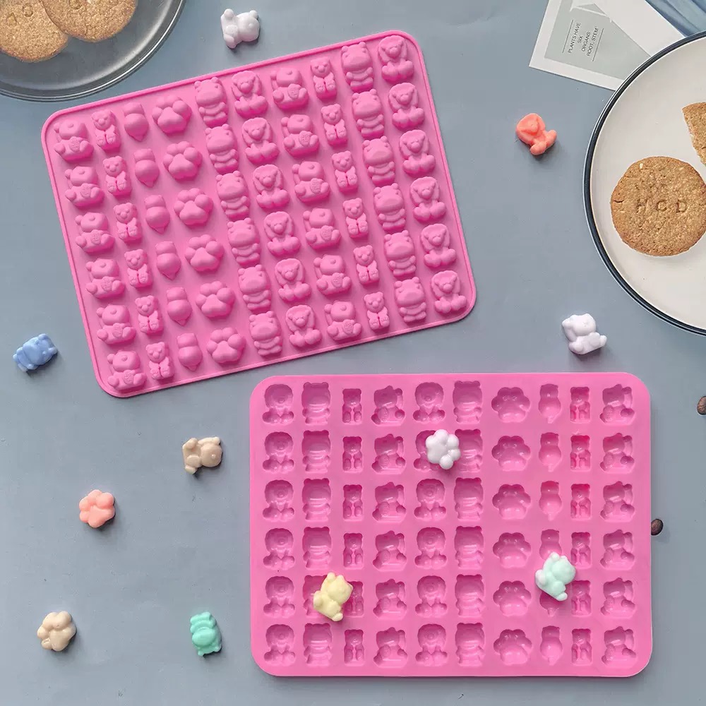 7개의 캔디 실리콘 몰드와 2개의 드롭퍼 세트, 캔디  - Kitchen Baking Tray 리뷰 및 가격