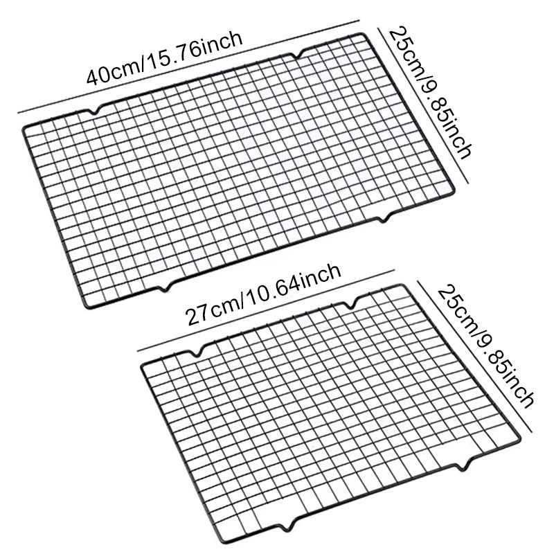 1/2pcs 케이크 냉각 랙 소형 대형 스테인레스 스틸 - Kitchen Baking Tray 리뷰 및 가격