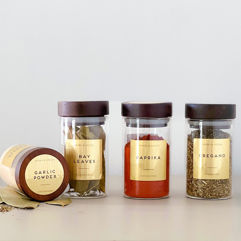 10개 개인 맞춤형 금색 메탈 허브 및 향신료 라벨 맞 - Kitchen.Baking Labels 리뷰 및 가격