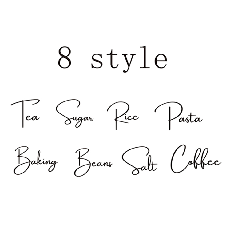 주방 정리정돈 용기 항아리 라벨 스티커, 데칼 차 커피 - Kitchen.Baking Labels 리뷰 및 가격