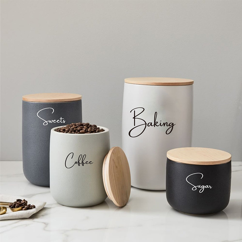주방 정리정돈 용기 항아리 라벨 스티커, 데칼 차 커피 - Kitchen.Baking Labels 리뷰 및 가격