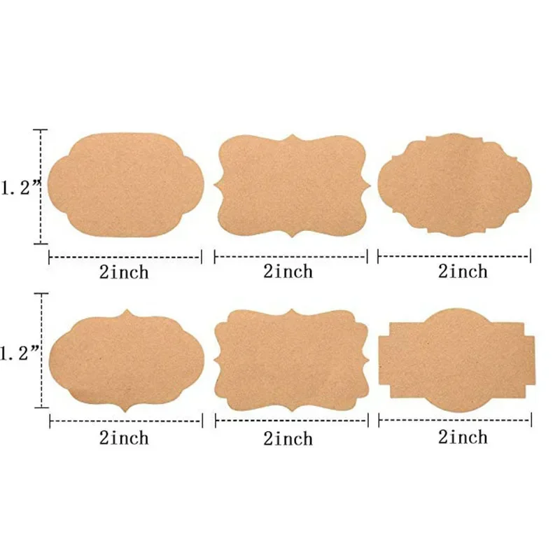300Pcs 크래프트 스티커 필기 편의 스티커 주방 항 - Kitchen.Baking Labels 리뷰 및 가격