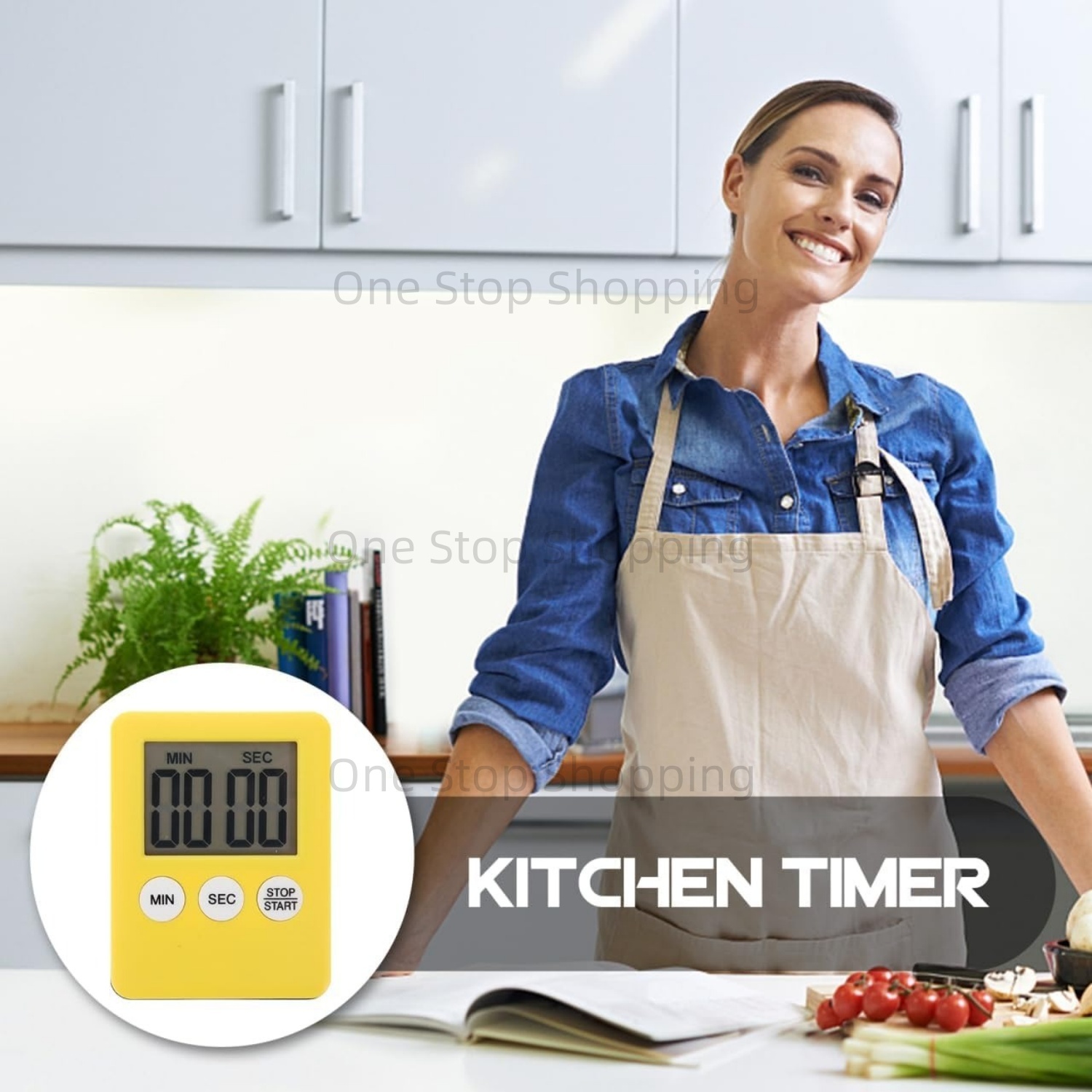 디지털 LCD 알람이 있는 자석 주방 타이머, 초슬림  - Kitchen Baking Game 리뷰 및 가격