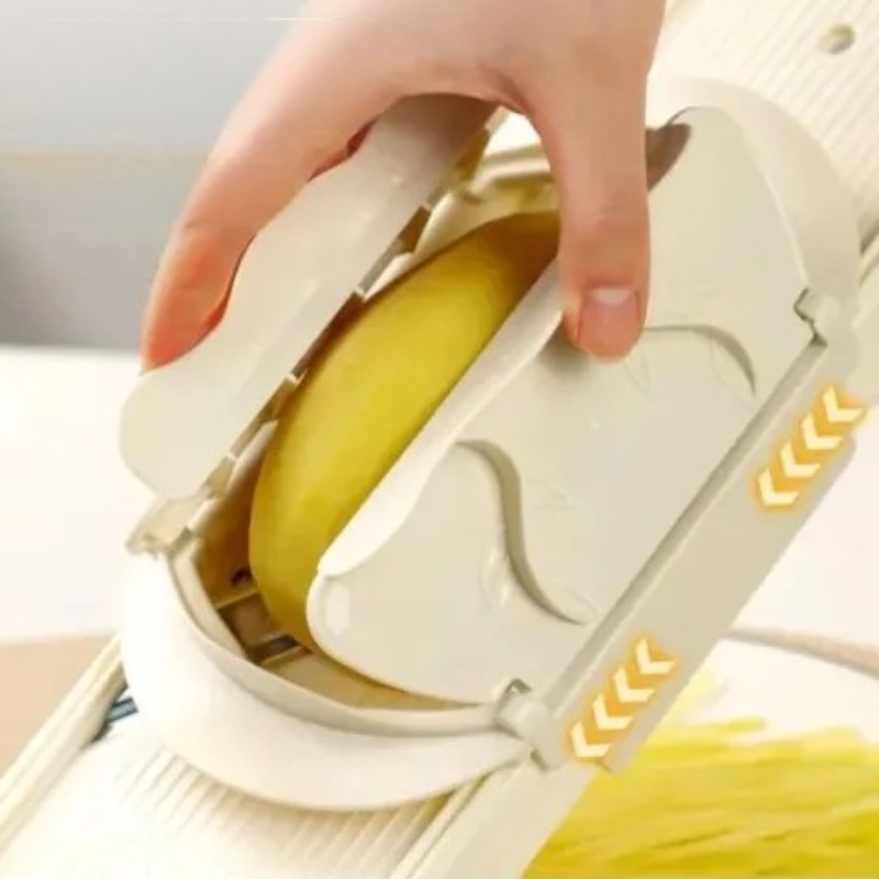 야채 다지기 슬라이서(용기 포함) 손 보호대 감자 강판 - Kitchen Jobs 리뷰 및 가격