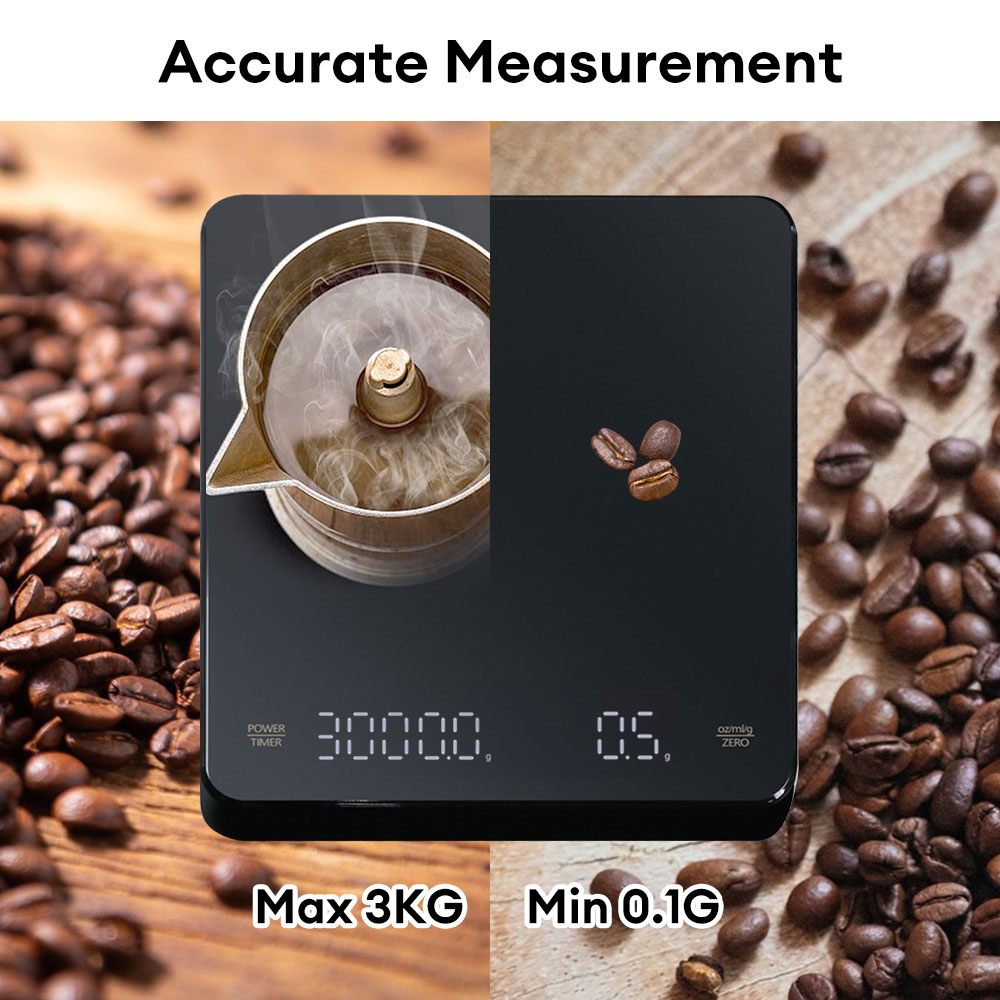 타이머 LED 스크린이 있는 디지털 커피 스케일 에스프 - Kitchen Scale Precise 리뷰 및 가격
