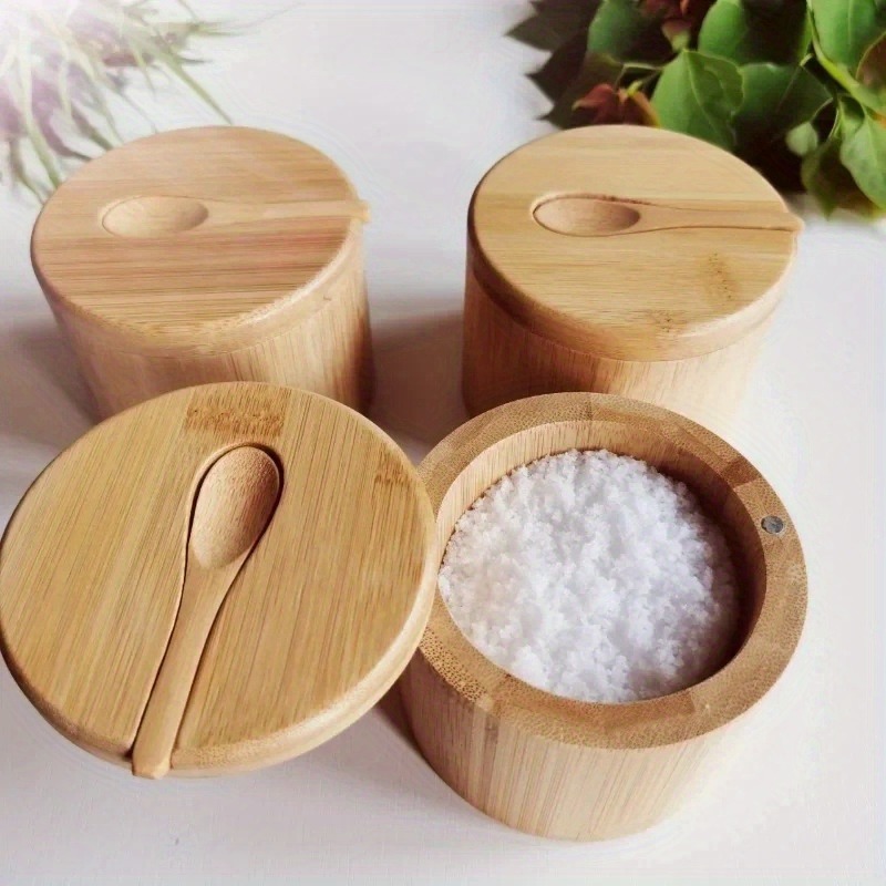 대나무 소금 후추 양념통 세트 나무 조미료통 다용도 주 - Kitchen Jobs 리뷰 및 가격