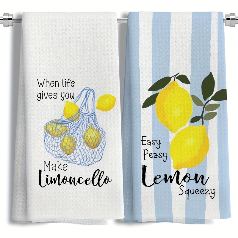 2개, 레몬 메쉬 주방 타월, 40Cm*60Cm 타월  - Kitchen Baking Kit 리뷰 및 가격