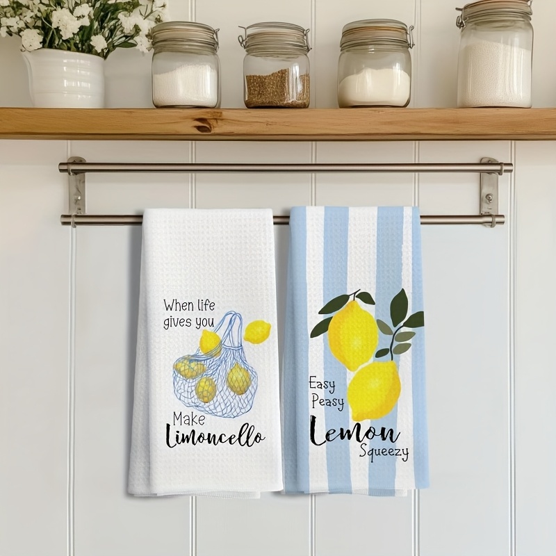 2개, 레몬 메쉬 주방 타월, 40Cm*60Cm 타월  - Kitchen Baking Kit 리뷰 및 가격