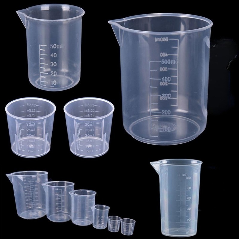 6개 플라스틱 계량컵 세트 - 베이킹, 요리 및 액체  - Kitchen Baking Kit 리뷰 및 가격