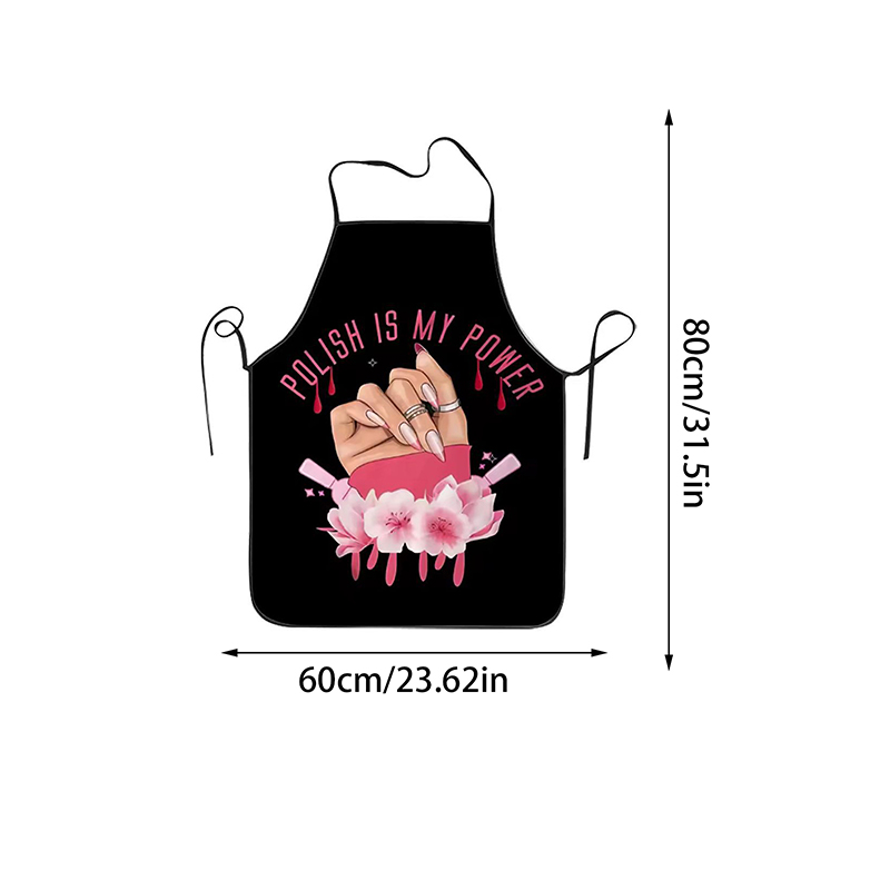 1Pcs 네일 아트 인쇄 뷰티 주방 여성 앞치마 가정용 - Kitchen For Baking 리뷰 및 가격
