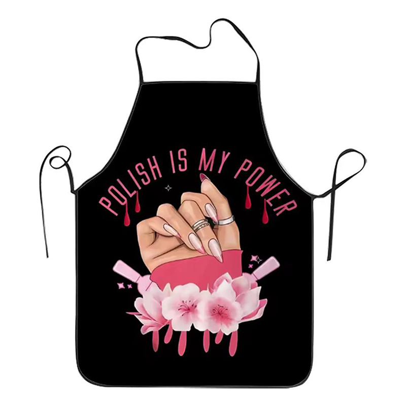 1Pcs 네일 아트 인쇄 뷰티 주방 여성 앞치마 가정용 - Kitchen For Baking 리뷰 및 가격
