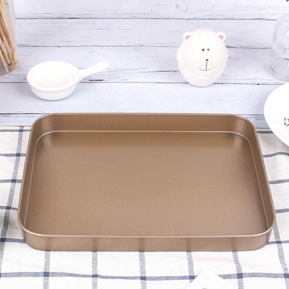 탄소강 직사각형 케이크 팬 10인치 논스틱 베이크웨어  - Kitchen Baking Tray 리뷰 및 가격