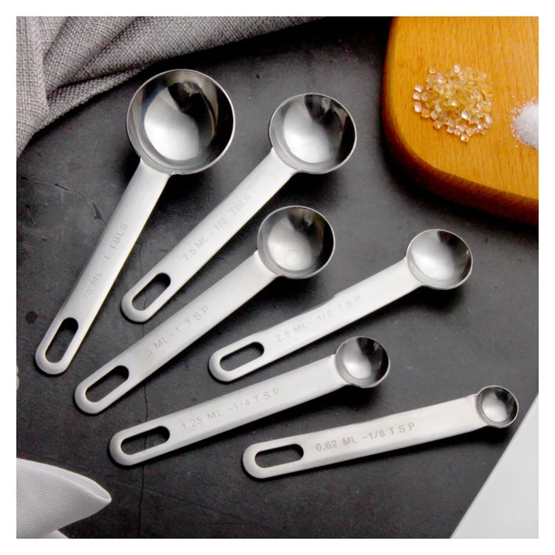 다목적 식품 등급 스테인레스 스틸 측정 숟가락 커피 가 - Kitchen Baking Kit 리뷰 및 가격
