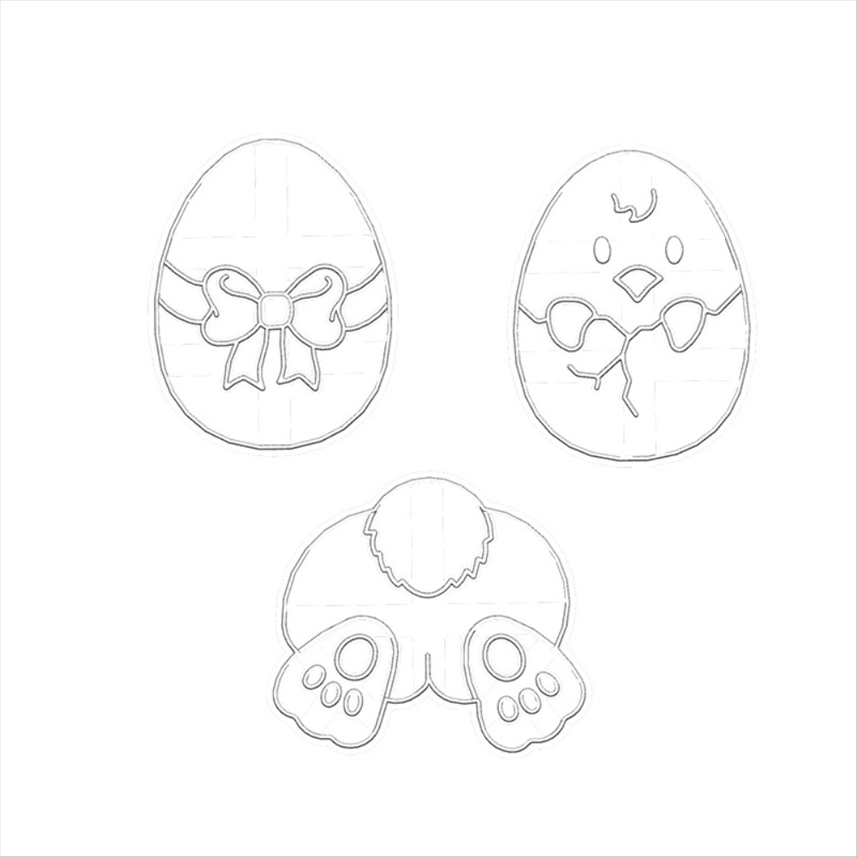 A44U 베이킹 몰드 쿠키 몰드 만화 플라스틱 부활절  - Kitchen For Baking 리뷰 및 가격